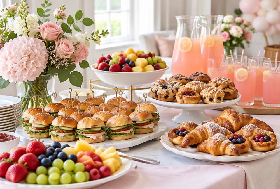 Baby Shower Food, Drinks and Menu Planning