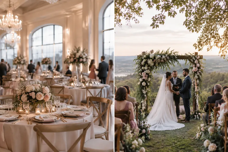 Indoor Versus Outdoor Wedding Venues
