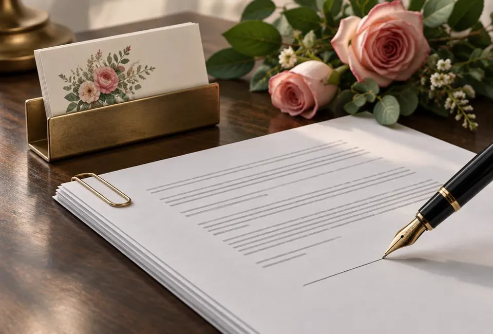 Wedding Vendor Contract Checklist